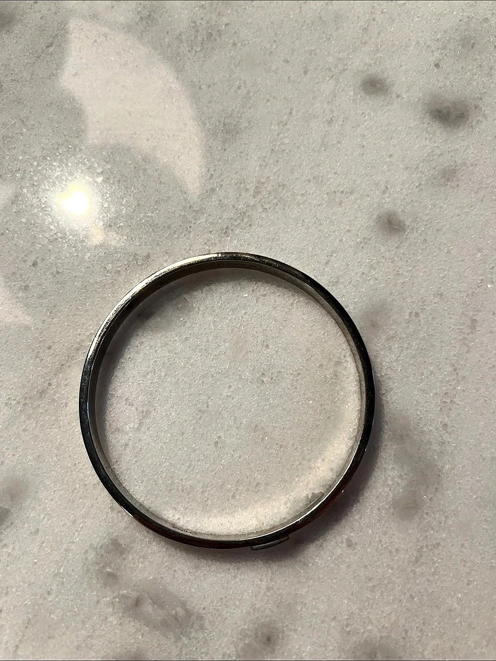 Coach Signature C Bangle Silver EUC